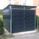 Wiata śmietnikowa 2x2