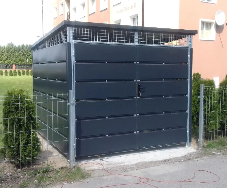 Wiata śmietnikowa 2x2