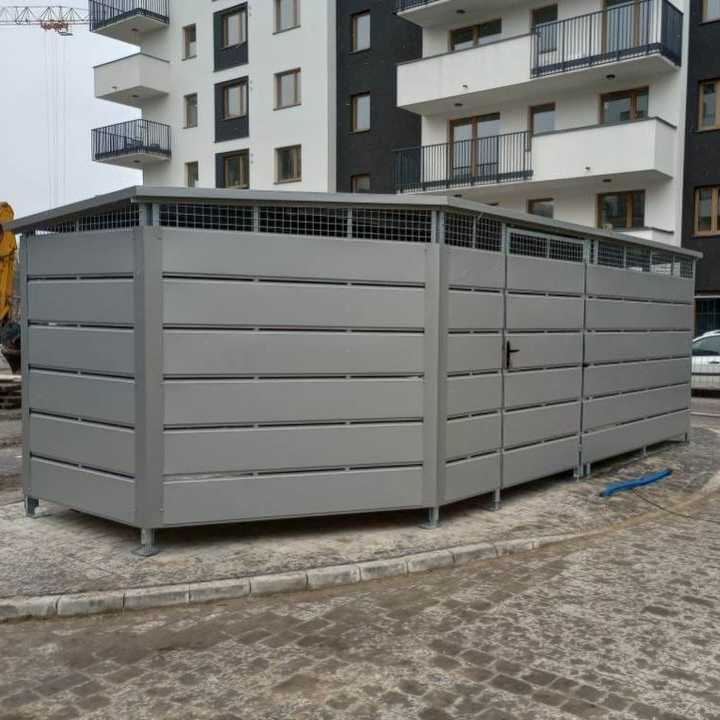 Wiata śmietnikowa na zamówienie